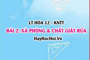 Khái niệm, đặc điểm cấu tạo Xà phòng và chất giặt rửa? Tính chất, phương pháp sản xuất, sử dụng? Hóa 12 bài 2 KNTT
